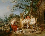 Jean-Baptiste Le Prince The Russian Cradle USA oil painting artist
